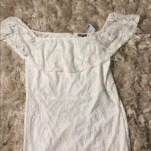 Lace Off Shoulder Dress